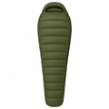 Olive sleeping bag concept, front view