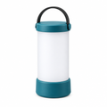 Teal cylinder lantern concept, front view